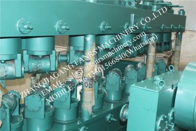 China Vertical 17 Rollers Pipe Straightening Machine With Hight Precision in Green Color for sale