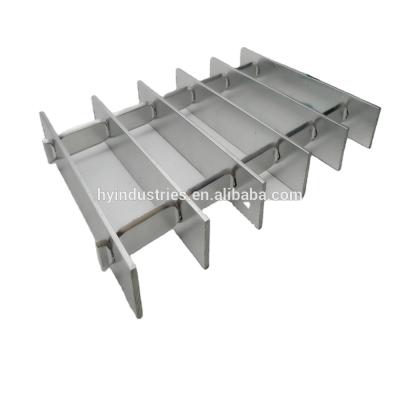 China Modern Safety Floor Aluminum Perforated Walkway Plank Bar Grate Handle Strut Grating for sale