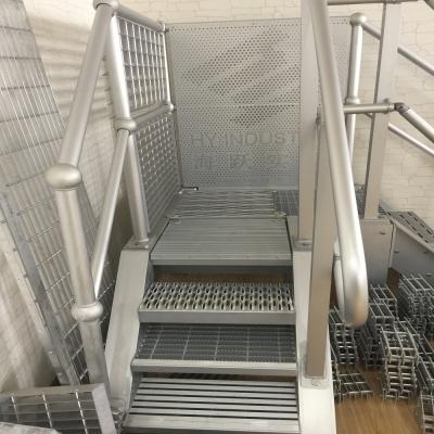 China Steel Grating Stairs Outdoor Steel Stairs Extracting Portable Steel Stairs for sale