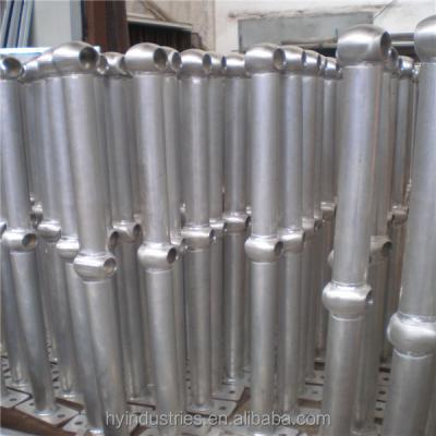 China aluminum industrial outdoor stairs/stainless steel handrail balustrade stair stanchion for sale