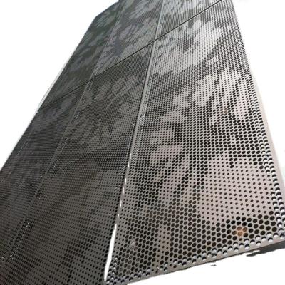 China Modern Decorative 3mm Exterior Ceiling Aluminum Perforated Panels for sale