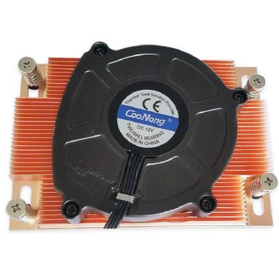 China Processor FM OEM 1u DODKING Pure Copper Heatsink For AMD CPU EPYC SP3 TR4 165W 117*80*26 mm for sale