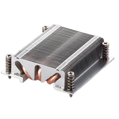 China Horizontal Heatsnk Graphics Card FM ODM 3 Heat Pipe Graphics Card Copper Aluminum Cooler For 75W GPU 90*90*34mm Radiators for sale