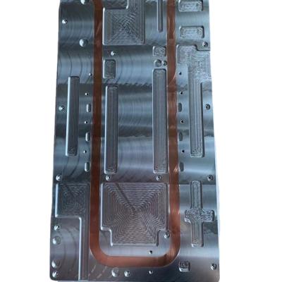 China LED Cooling System CNC Machining Cooling System FM Water Cold Plate Aluinum Cooling Plate Cool Plate System Manufacture For LED for sale