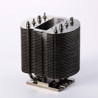 China Aluminum Die Casting Fin Heatsink Profile 8 Heatpipe 200w LED Street Light Heatsink Corn Calor Aluminum Skived Heatsinks Dissipador for sale