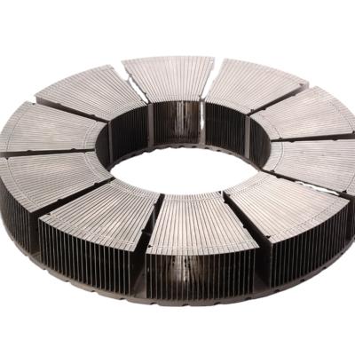 China - Round Zipper Locked Fins Stamping Aluminum LED Heatsink Bonded & Folded Fin Heatsinks Heatsink Assembly for sale