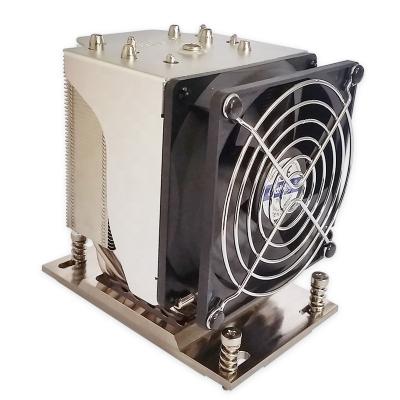 China 1U Server& Up Wholesale CPU Fan Cooler With Pure Copper Base Copper Heat Pipe for sale