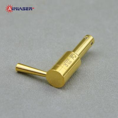 China 22LR Laser Bore Sight With Handle Gold Plated Laser Cartridge Chamber for sale