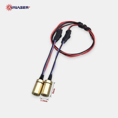 China Mininature Laser Diode Module 650nm 1mW voor pistool Laser Zicht En Grip Klein laser hoofd Te koop