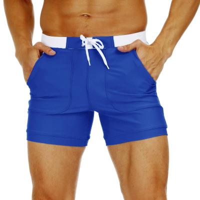 China 2022 Breathable Fashion Men's Wholesale Nylon Swimwear Shorts Quick Dry Men's Swim Trunks Swimwear Mesh Striping Men's Swim Briefs for sale