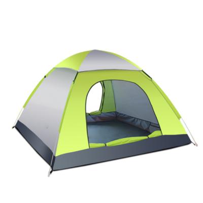 China Tube type tent stake high quality waterproof outdoor automatic gear camping tent open perpons 3-4 folding camping tents for sale