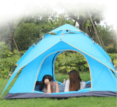 China 3-4 Tube Type Tent Oxford Fabric Tent Factory Customized Stake Tent 210D Waterproof Perpons Tent Outdoor Camping for sale