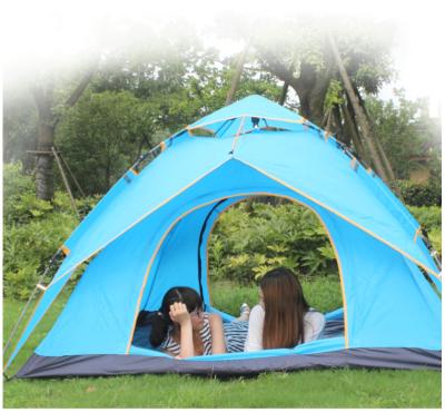 China Tube Type 210T 1-4 Person Tent Outdoor Stake Tent Camping Tents For Camping Tent Quick Easy Setup Fully Automatic Spring for sale