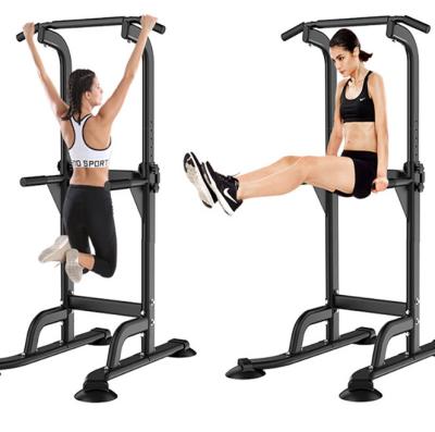 China Home Use Multifunctional Indoor Fitness Pull Up Dip Station Workout Dip Station Pull Up Bar Power Tower Home Fitness for sale