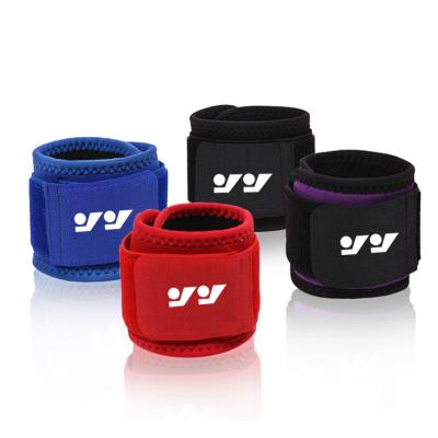 China Sport Brace Spring Armguard Badminton Volleyball Basketball Sports Bodybuilding Wrist Support Lifting Belt for sale