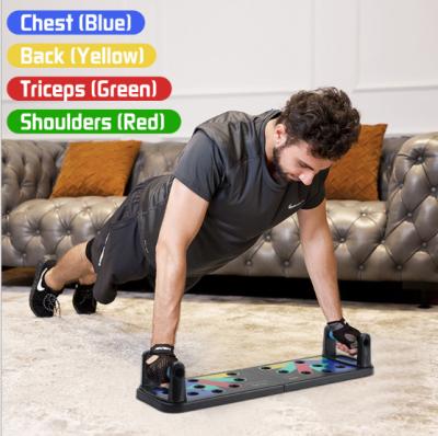 China Newest Multifunctional ABS Gym Custom Portable Foldable Fitness Push Up Board Foldable Gym Lift Up Board for sale