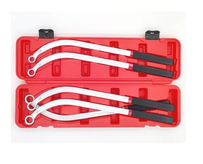 China Automobile maintenance HF5PC-01 # Factory high quality 5pcs 13-19mm Curved Pulley Puller Wrench Set For Truck Automotive Workshop Tools Fan Clutch sets for sale