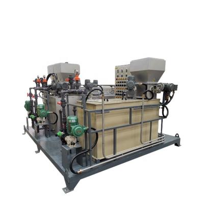 China Hotels Dry To Powder Automatic Chemical Dosing Device System Flocculants PAM And PAC For Wastewater Treatment for sale