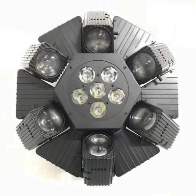 China Hotel Ava DJ Rotation 6 Heads LED Light Infinite Beam LED Wash Effect Light Beam Moving Head Wash Effect Light for sale