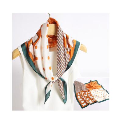 China Factory direct wholesale long crepe scarf Zhongyu parasol decoration silk scarf for sale