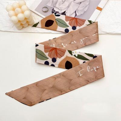 China Zhongyu Multifunctional Custom Printed Silk Scarves No Minimum Plain Silk Scarf Plaid Silk Scarf for sale