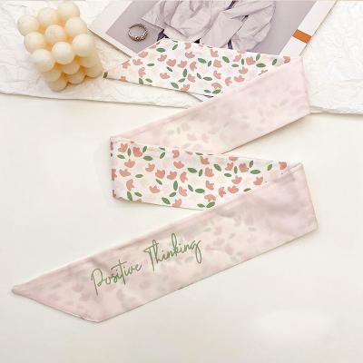 China Zhongyu multifunctional 2022 new 100% silk women's pure silk scarves wholesale fashionable elegant scarf for sale