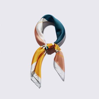 China Multifunctional Fashionable Easy To Clean Silk Scarf China Manufacturing Luxury Satin Silk Scarf for sale