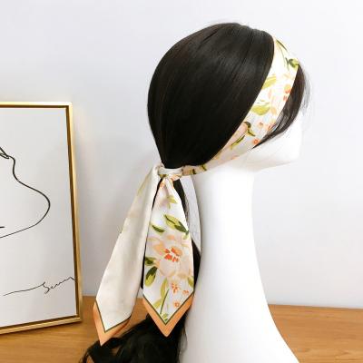 China Zhongyu Plain Color Multifunctional Wholesale Silk Scarves Pleated Shawl China Women's Luxury Silk Scarf for sale