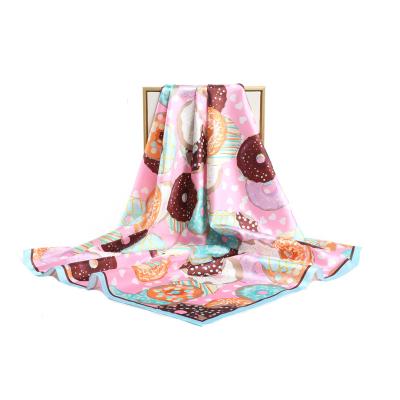 China 2022 ZhongYu Scarf Soft Elegant Luxury Wholesale Custom Silk Scarf Printed Square Scarf 100% Pure Silk Scarf For Women for sale