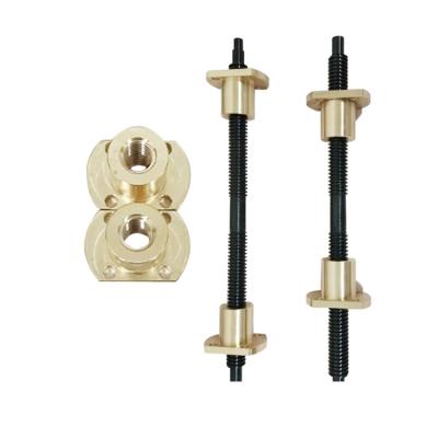 China Custom Copper Flange Connection Accessories Female Threaded Pipe Fitting for sale