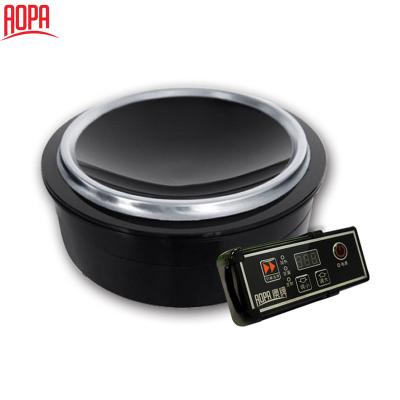 China High Efficiency AOPA 2500w Commercial Concave Induction Cooker With Single Wok for sale