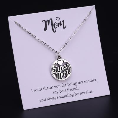 China CLASSIC Family Necklace Son Mother Daughter Brother Sister Dad Mom Father's Day Uncle Aunt Grandpa Grandma Mother of Life for sale