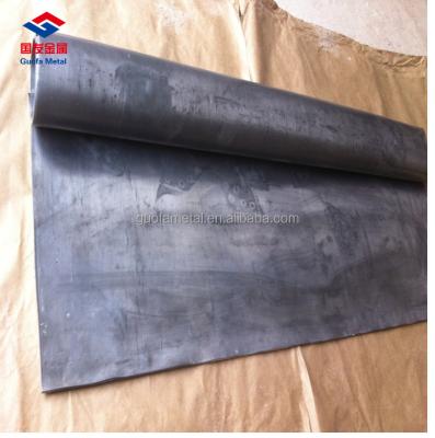 China X Ray Shielding 0.5mm 1mm 1.5mm 2mm 99.994% Pure X Ray Shielding Lead Lining Sheet for sale