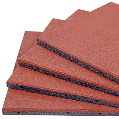 China EPDM Non-slip High Density Rubber Tiles Interlocking Gym Flooring Rubber Mat and Playground Rubber Tiles for sale