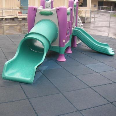 China Free Sample Modern Colorful Playground Rubber Flooring Tiles Outdoor Rubber Tiles for sale