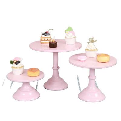 China Sustainable Cake Stand Iron Cupcake Display Stand Wedding for sale