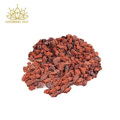 China CLASSIC Red Lava Rock For Plants Sifted Bonsai And Cactus Soil Additive Maintains Proper Moisture Volcanic Rock Lava Rock Grill for sale