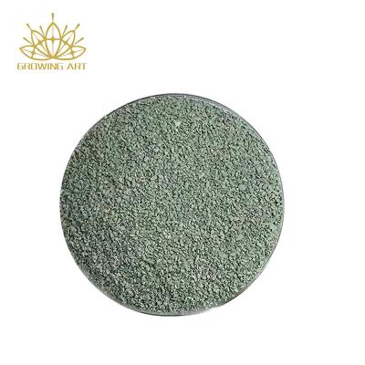 China CLASSIC Customized Packing Horticultural Washed Green Zeolite Bonsai Terrarium Green Zeolite Stone for sale