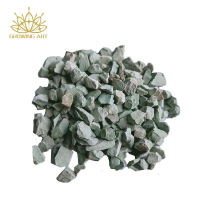 China CLASSIC Customized Packing Nature Green Zeolite For Horticulture Bonsai Terrarium 2-4mm 4-8mm Wholesale Green Zeolite Stone for sale