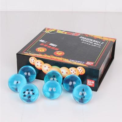 China 7pcs/set 3.5cm Dragon Z Ball World Gonku Dragon Balls Model Toy 7 Stars Resin Dragon Balls Set for sale