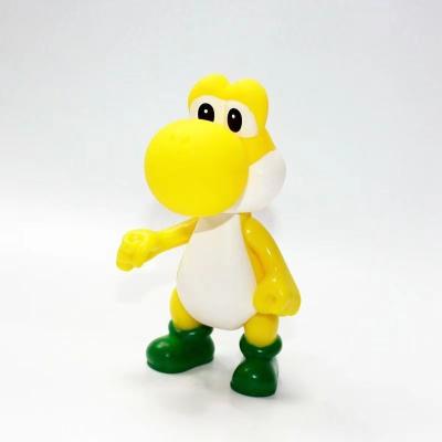 China Educational Orange Yoshi Collectible Toy from Toy MARIO Action Figure 10cm for sale