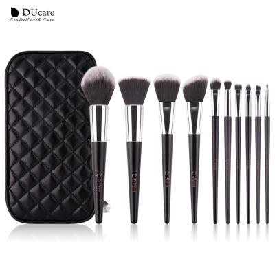 China Angular Blush DUcare Foundation Makeup Brush Flat Surface Kabuki For Face for sale