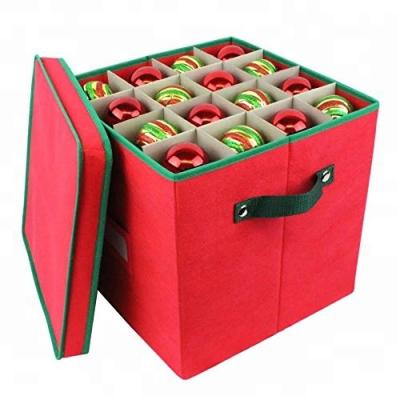 China Holiday Ornament Viable Folding Storage Box for sale