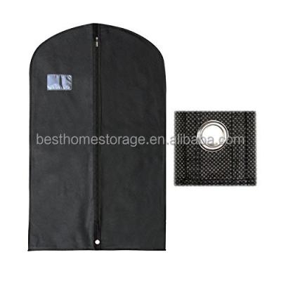 China Garment Bag PVC Window Travel Suit Cover Garment Bag Men's Suit Garment Bags for sale