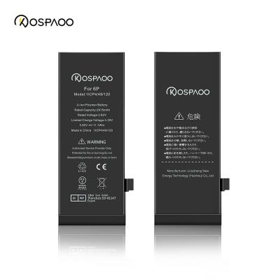 China Brand New High Quality Consumer Electronics KOSPAOO Wholesale Price High Capacity Battery For iPhone 6/6plus/6S/6S plus/7/7P/8/8P/X for sale