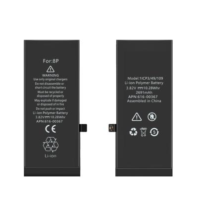 China Consumer Electronics Hot Rakuten OEM Price Battery For iPhone 8 Plus High Capacity Mobile Phone Polymer Battery for sale