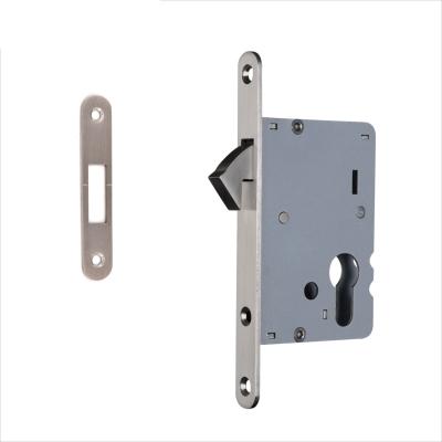 China Doors In Public Buildings Sliding Door Handle And Mortise Hook Good Quality Aluminum Lock / Stainless Steel Lock for sale