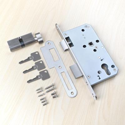 China Stainless Steel Materials 201/304/316 China Mortise EN 12209 Lockset/Fire Mortise Rated Standard Sash Lock Europe With CE/ISO for sale