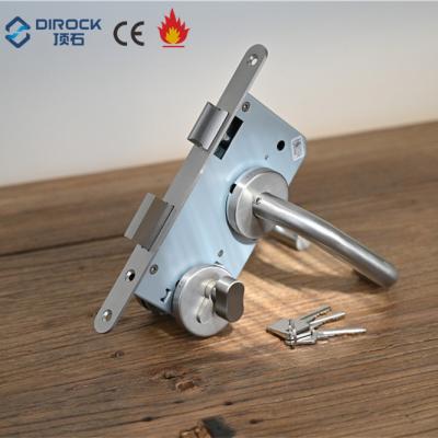 China Doors In Public Buildings Europe Cylindrical Mortise Lock Cerradura CE Fire Mortise Lockset For Project for sale