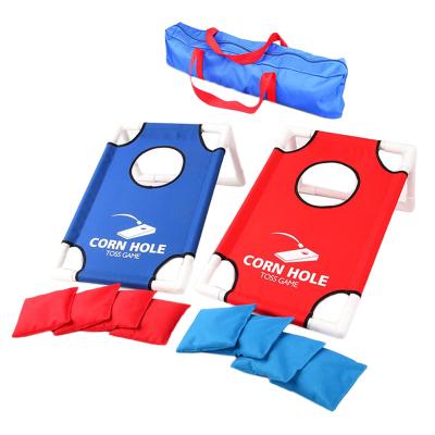 China Bean Bags Folding Cornhole Toy Family Yard Family Yard Garden Portable Child Schools Kids Play Board Older Oxford Cloth Corn Games Toys for sale